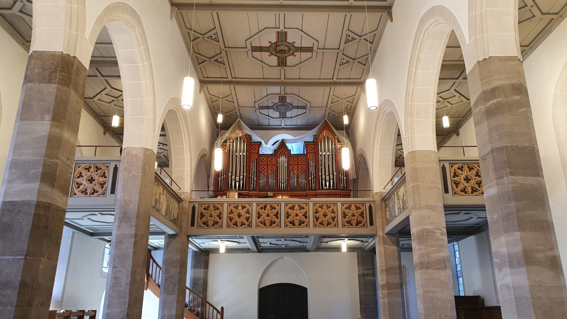 Orgelprospekt Weißenburg Reinigung