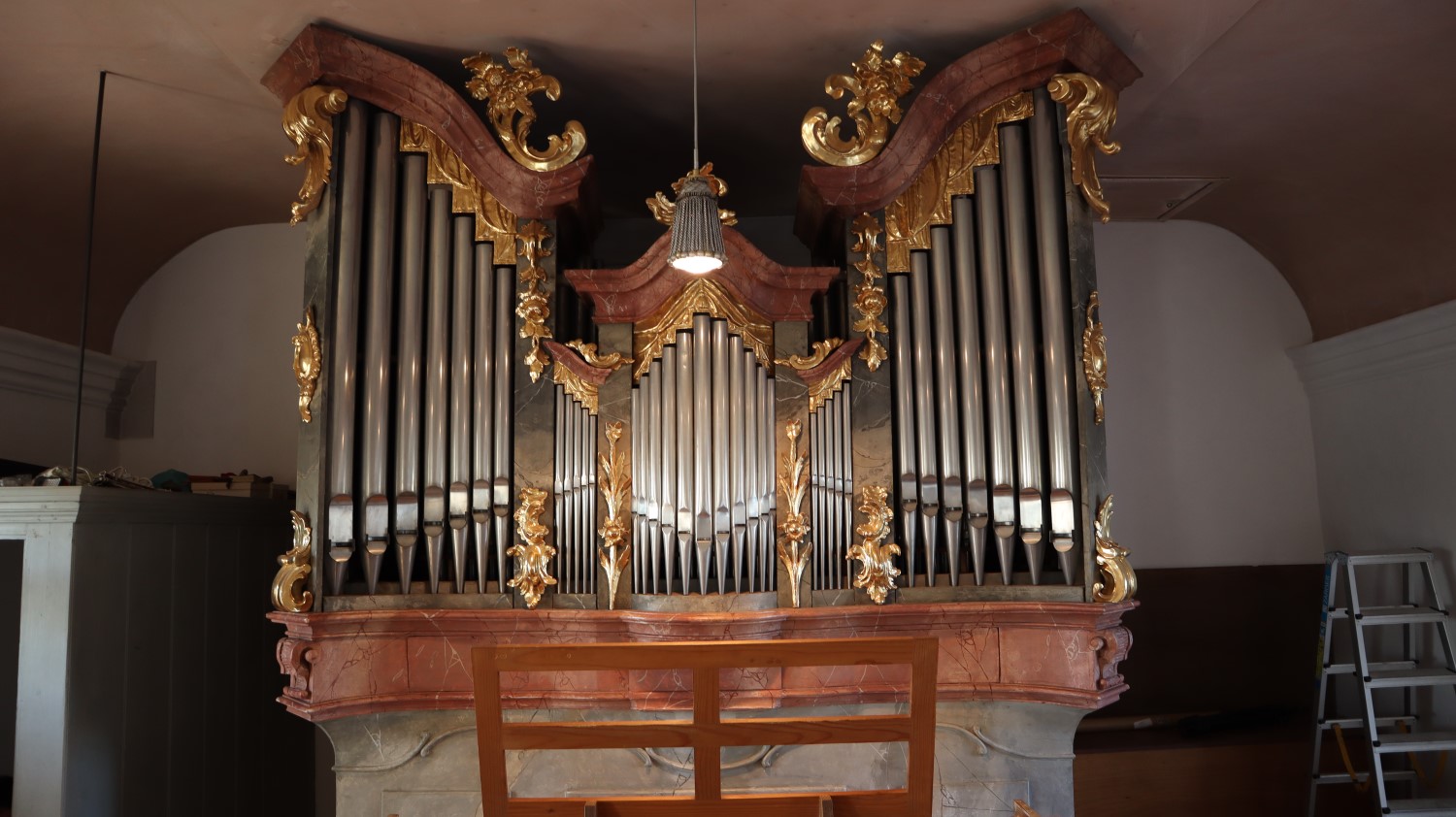 Barockorgel Hoerterich Prospekt