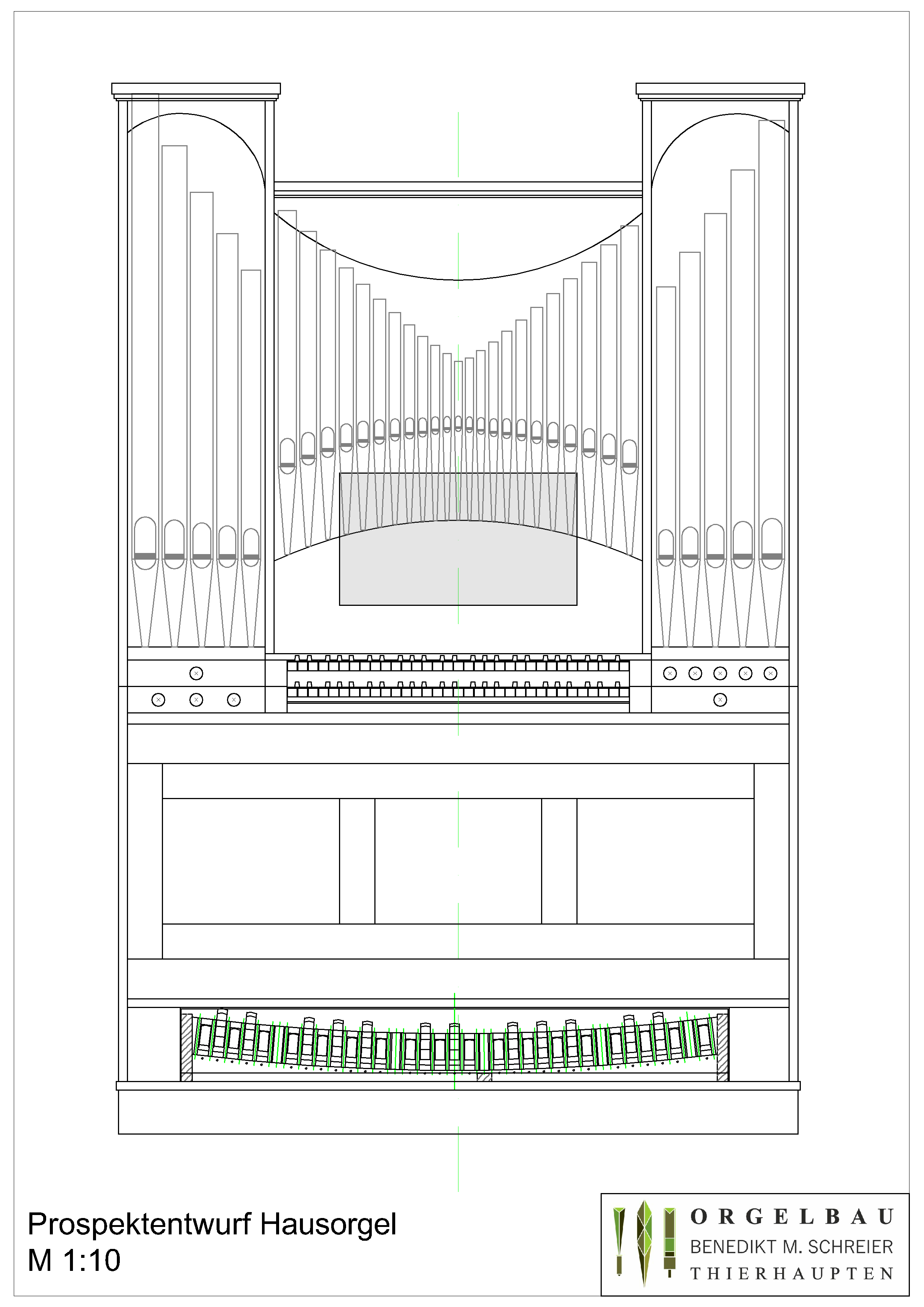 Modulare Hausorgel