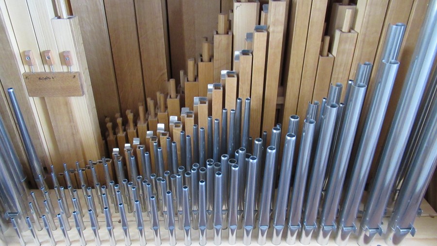 Pfeifenwerk Truhenorgel