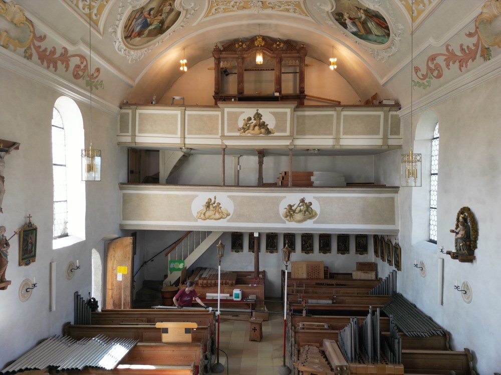 Orgelrenovierung Maerz Franz Taschenlade