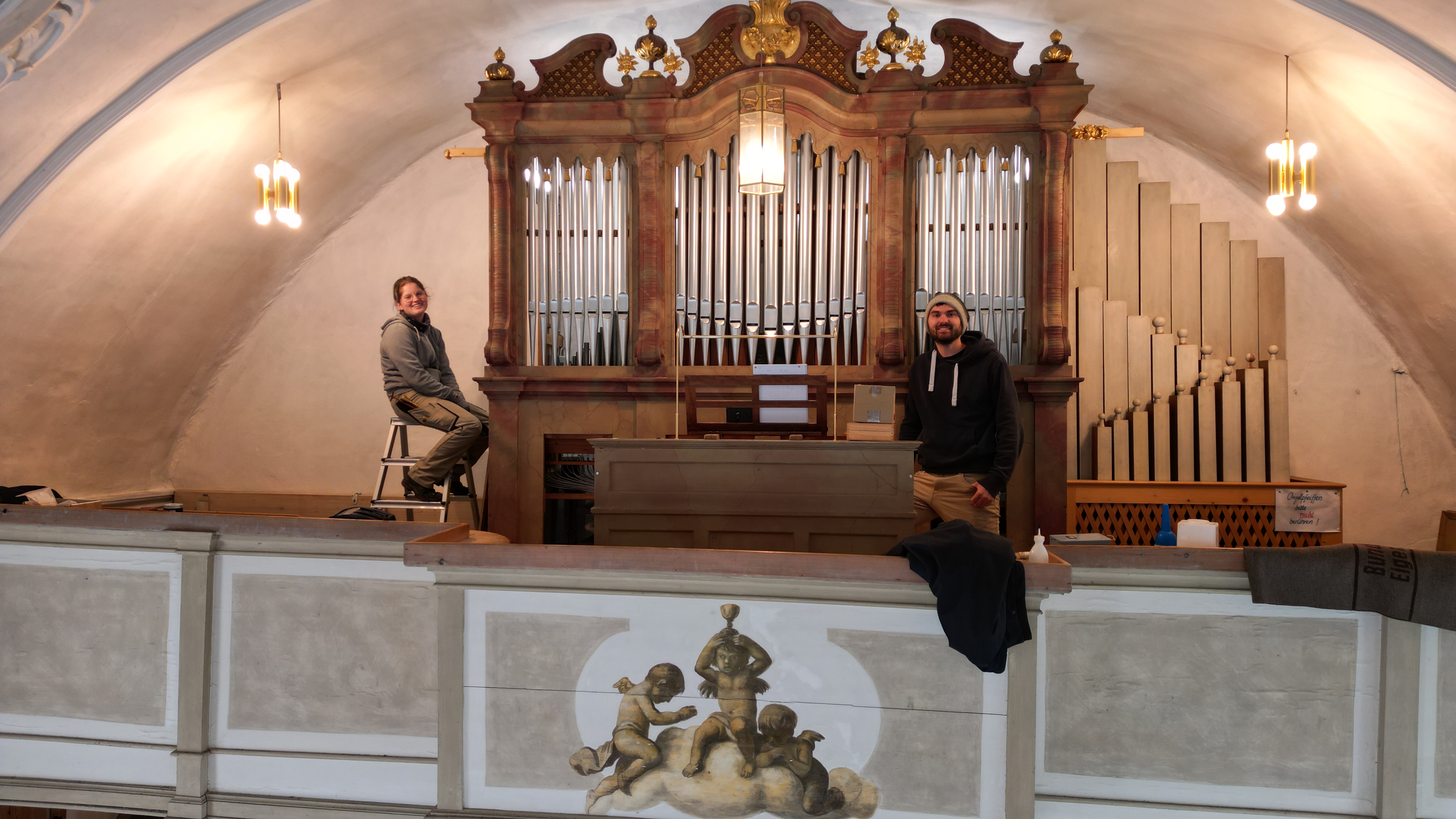 Romantische Franz März Orgel Prospekt