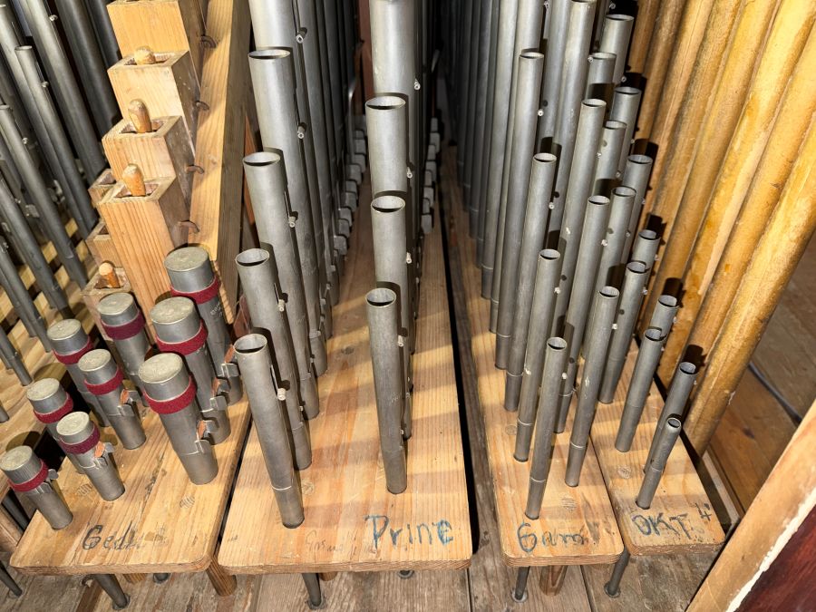 Orgelrestaurierung Siemann Kegellade