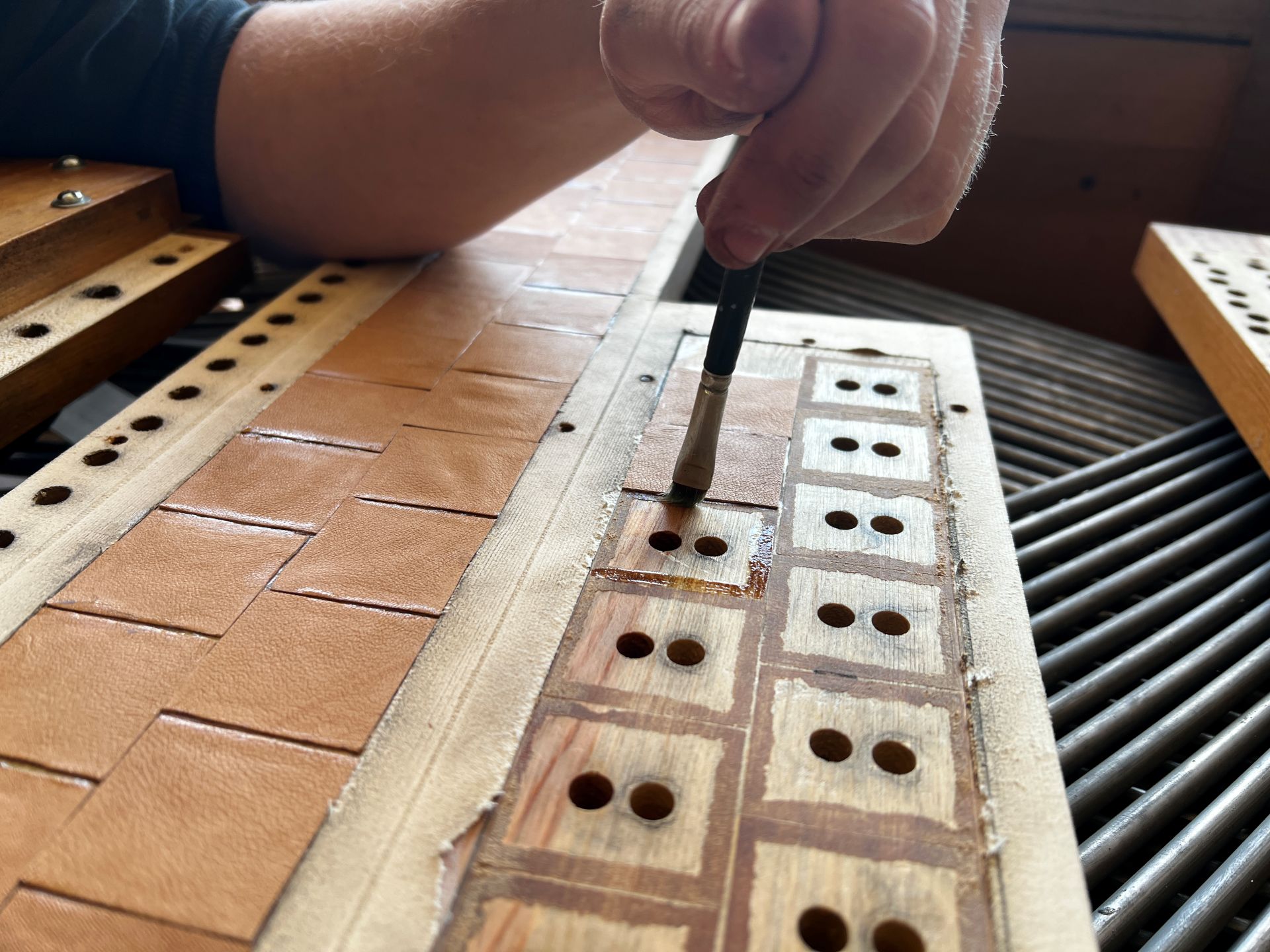 Orgelrestaurierung Siemann Kegellade